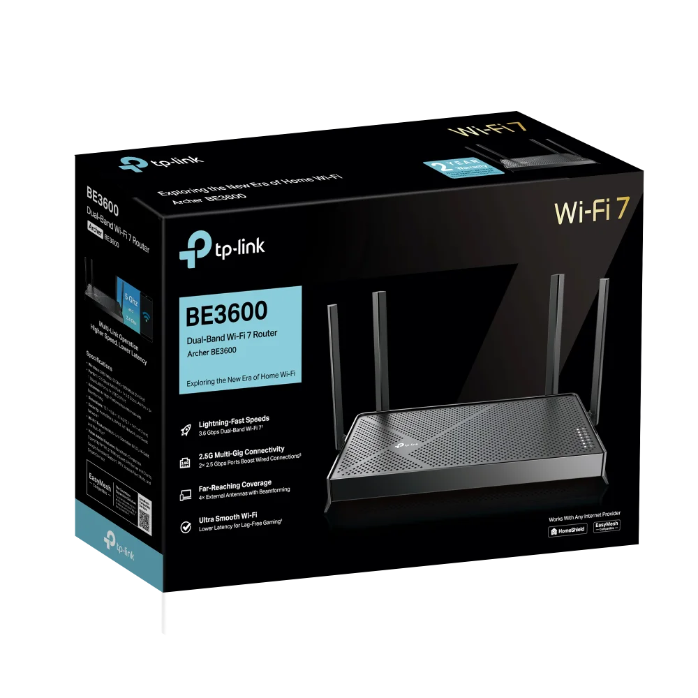 router tplink wifi 7 be3600 dualband velocidad y rendimiento
